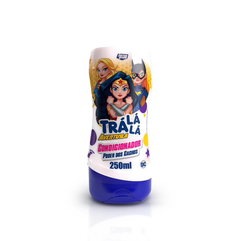 Condicionador Liga da Justiça Trá Lá Lá Aventura - Poder dos Cachos (250ml)