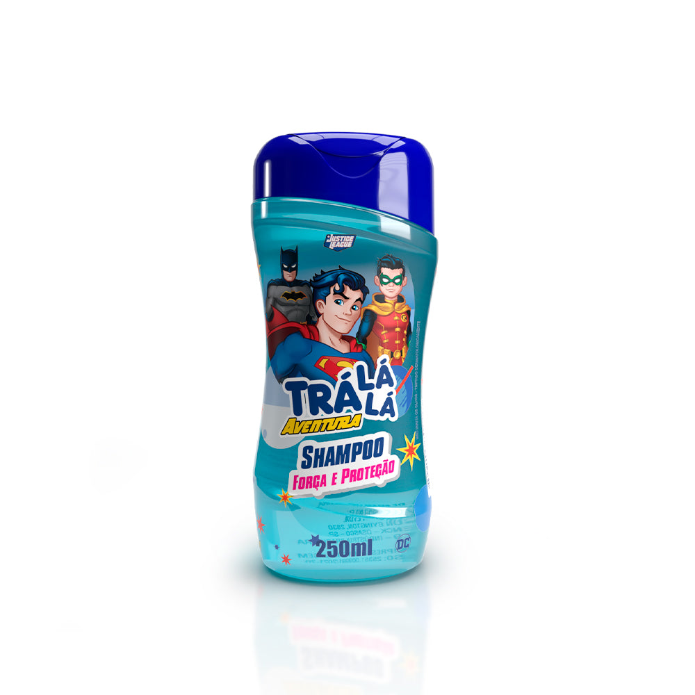 Shampoo Liga da Justiça Trá Lá Lá Aventura Força e Proteção 250ml