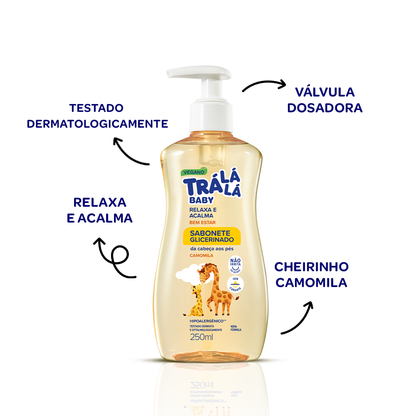 Sabonete Líquido da Cabeça aos Pés Trá Lá Lá Baby - Bem Estar (250ml)