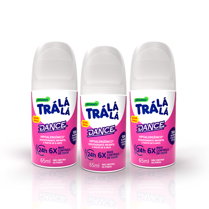 Kit Desodorante Roll-on Dance (3 unidades de 65ml)