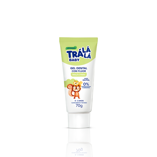 Gel Dental Com Flúor Maçã e Pera 70g