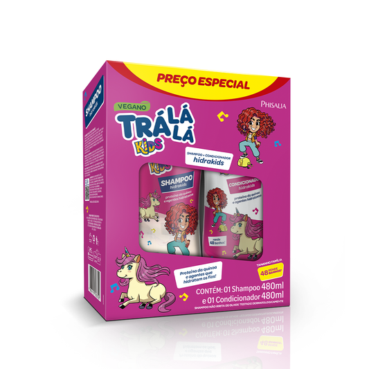 Kit HidraKids (Shampoo + Condicionador) 480ml