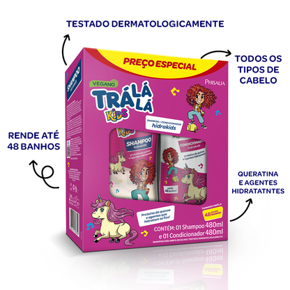 Kit HidraKids (Shampoo + Condicionador) 480ml