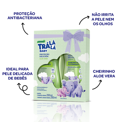 Kit Shampoo + Sabonete Líquido Cabeça aos Pés 250ml Hidrata