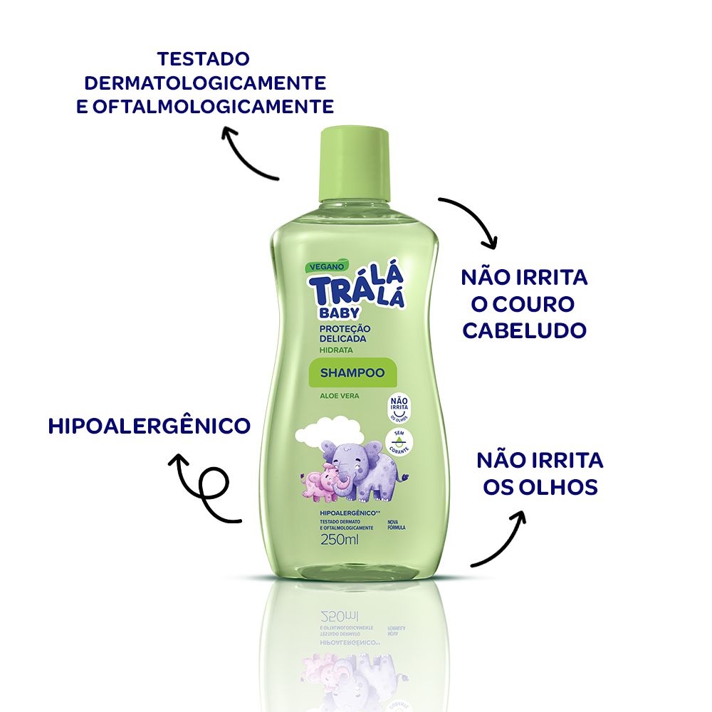 Shampoo Trá Lá Lá Baby - Hidrata (250ml)