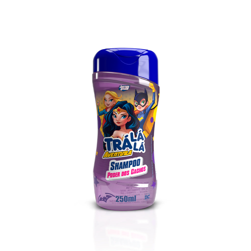 Shampoo Liga da Justiça Trá Lá Lá Aventura - Poder dos Cachos (250ml)