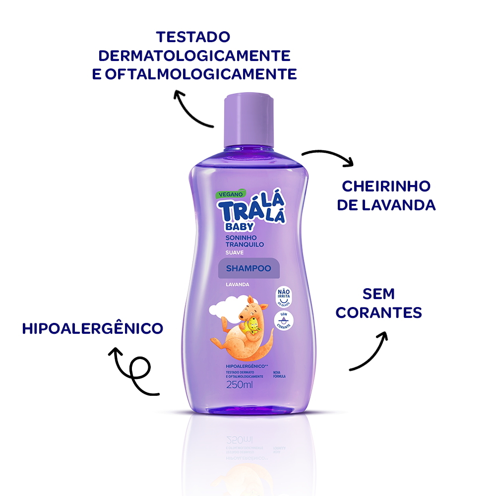 Shampoo Trá Lá Lá Baby - Suave (250ml)