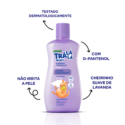 Loção Hidratante Tra Lá Lá Baby suave (250 ml)