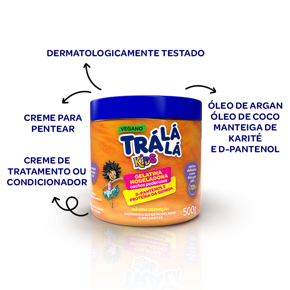 Gelatina Capilar Modeladora Cachos Poderosos 500g